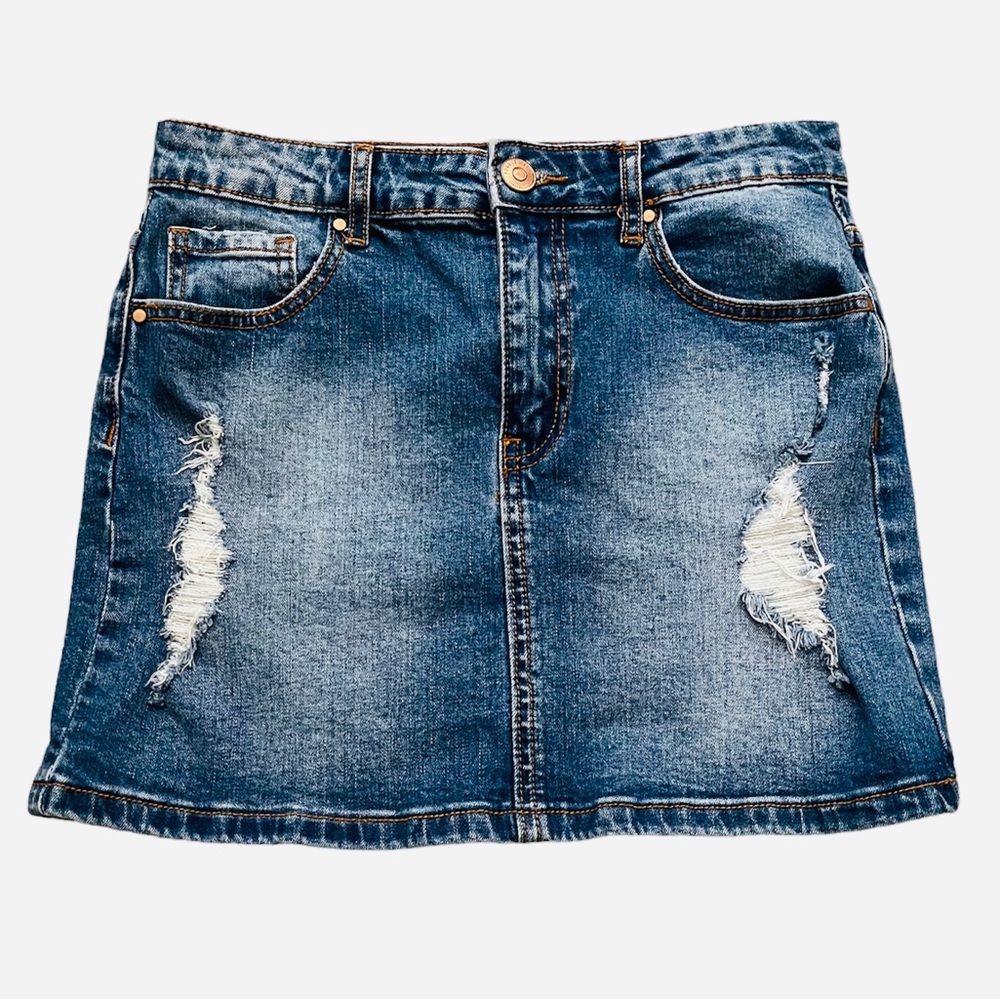 Forever 21 Jean Women's Juniors - Size 25 Waist Denim Mini Skirt